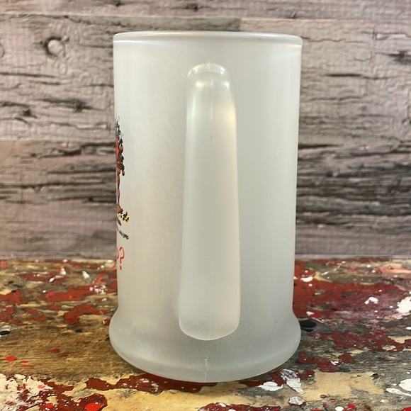 Giftcraft 1986 John Lamb Who Farted Frosted Glass Mug - Picture 6 of 10